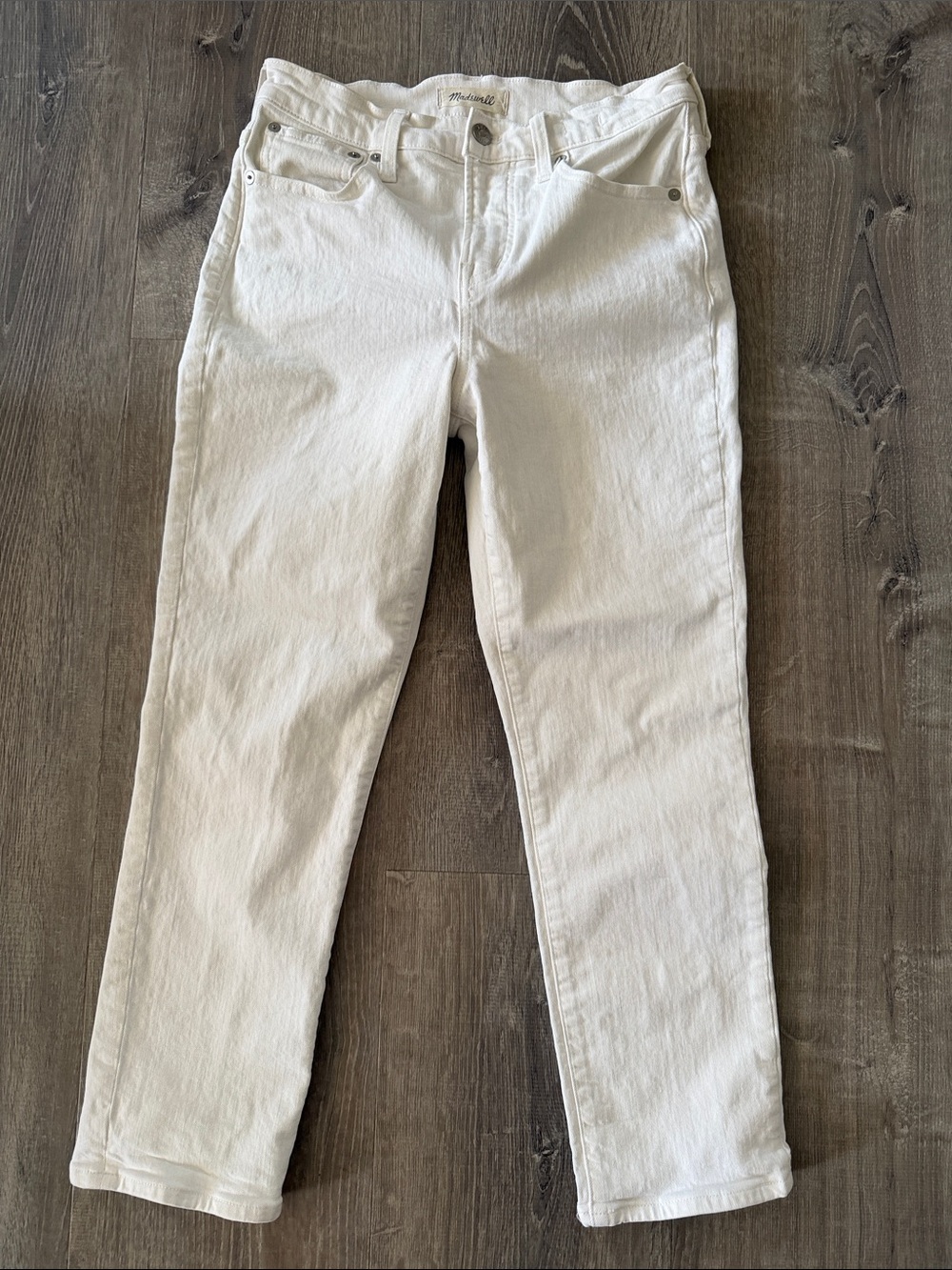 Madewell the perfect vintage White Straight-Leg Women's Jeans